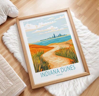 Indiana Dunes travel poster – view 2