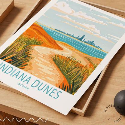 Indiana Dunes travel poster – view 4