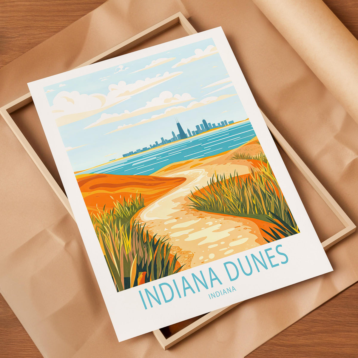 Indiana Dunes travel poster – view 10