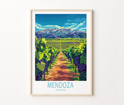 Mendoza travel poster – view 2