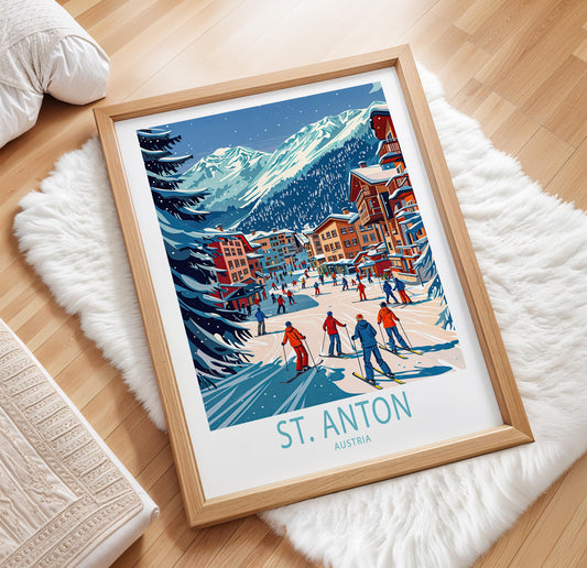 St. Anton travel poster – view 2