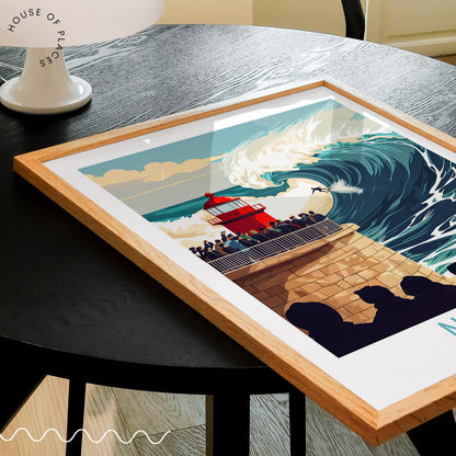 Nazare travel poster – view 3