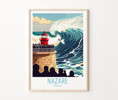 Nazare travel poster – view 2