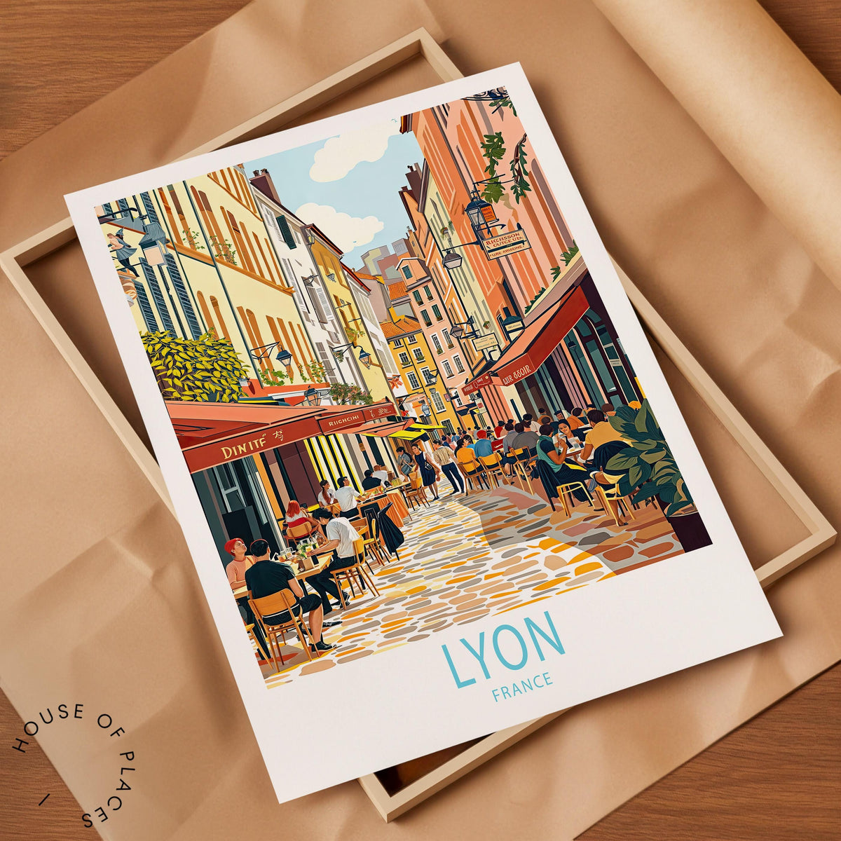 Lyon travel poster – view 4