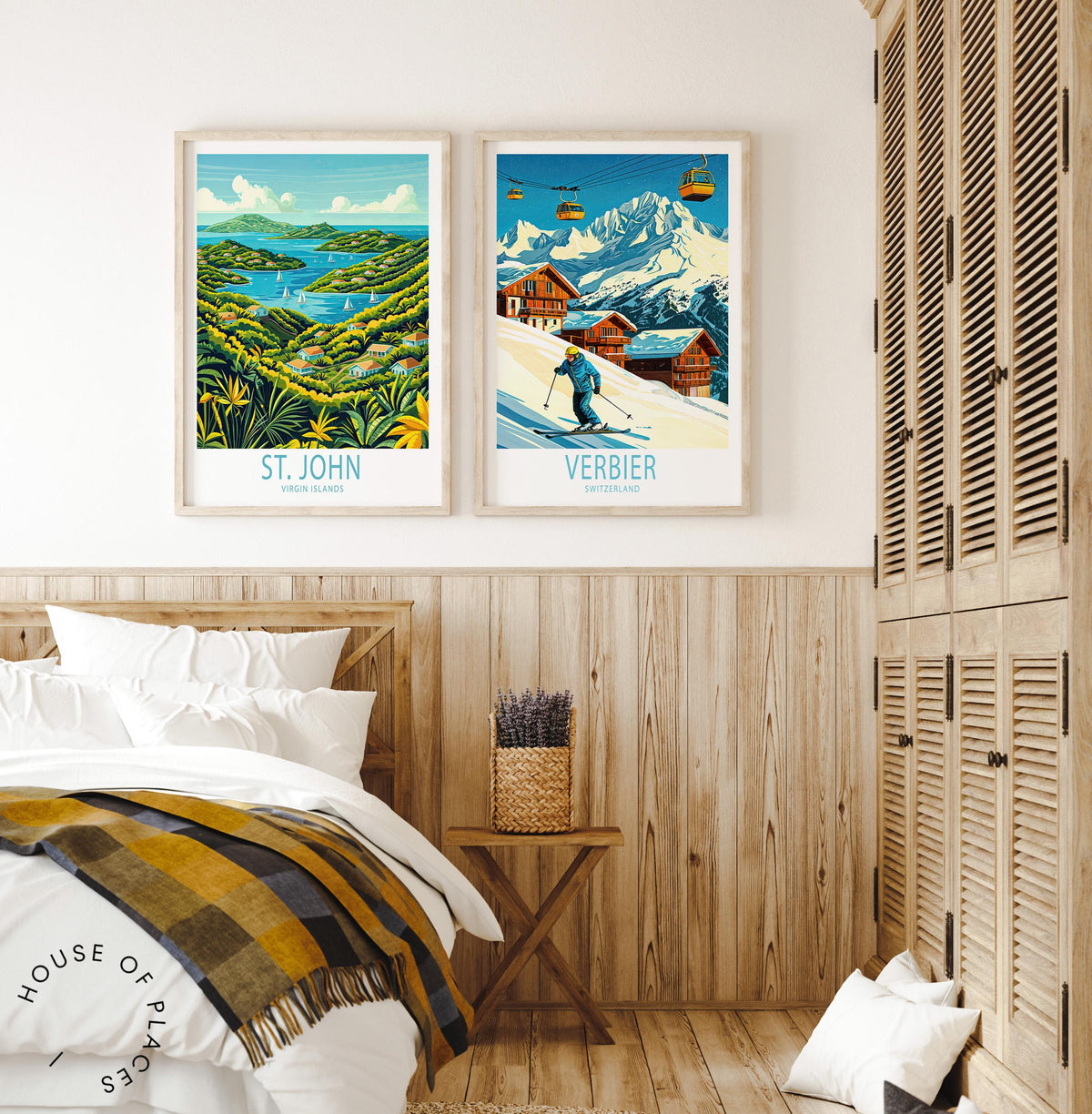 Verbier travel poster – view 6