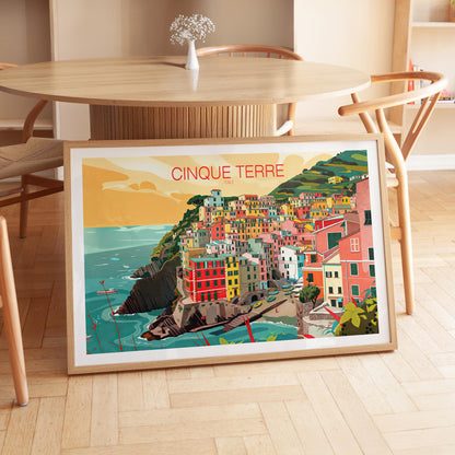 Cinque Terre travel poster – view 4