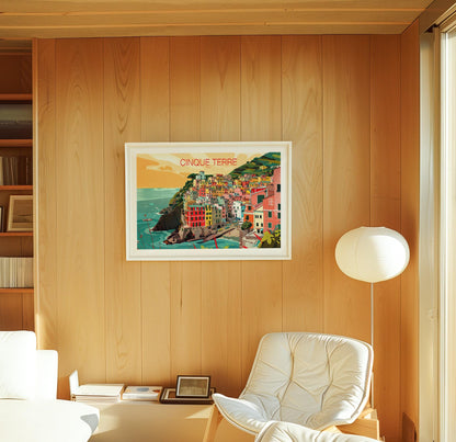 Cinque Terre travel poster – view 6