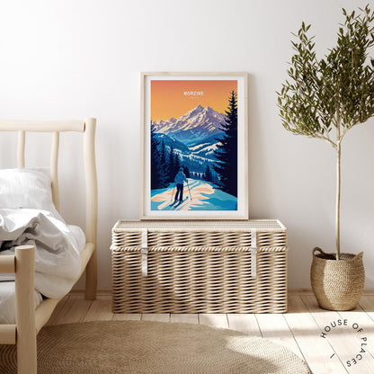 Morzine travel poster – view 3