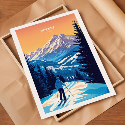 Morzine travel poster – view 4