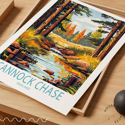 Cannock Chase travel poster – view 10