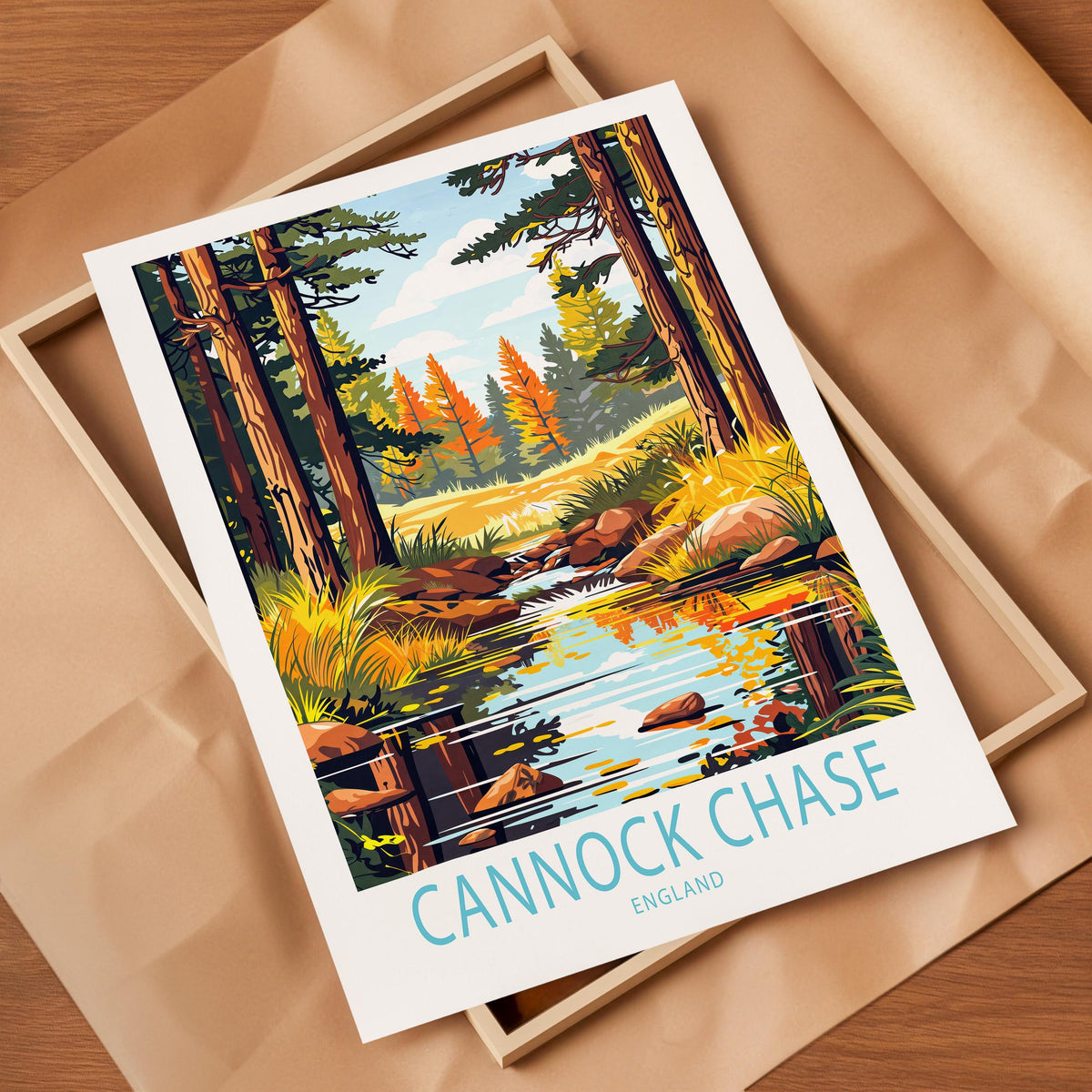 Cannock Chase travel poster – view 4