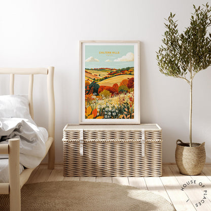 Chiltern Hills travel poster – view 3