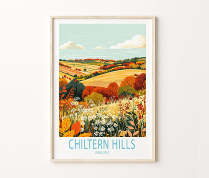 Chiltern Hills travel poster – view 2