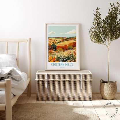 Chiltern Hills travel poster – view 3