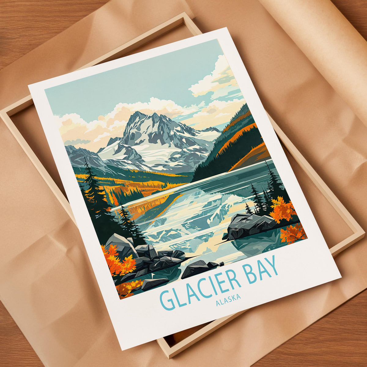 Glacier Bay travel poster – view 4