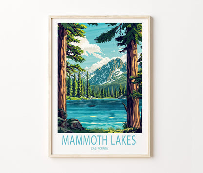 Mammoth Lakes travel poster – view 2