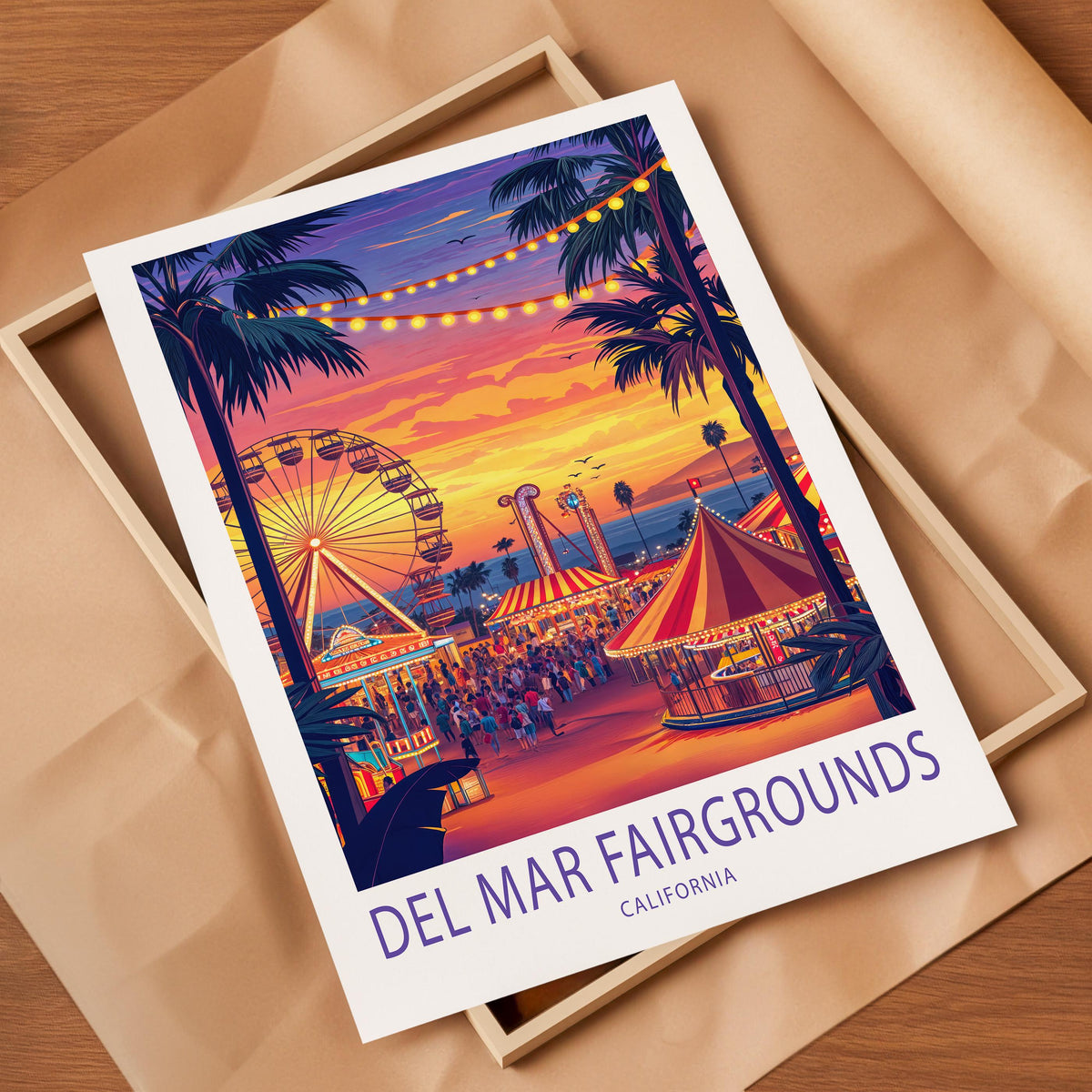 Del Mar Fairgrounds travel poster – view 10