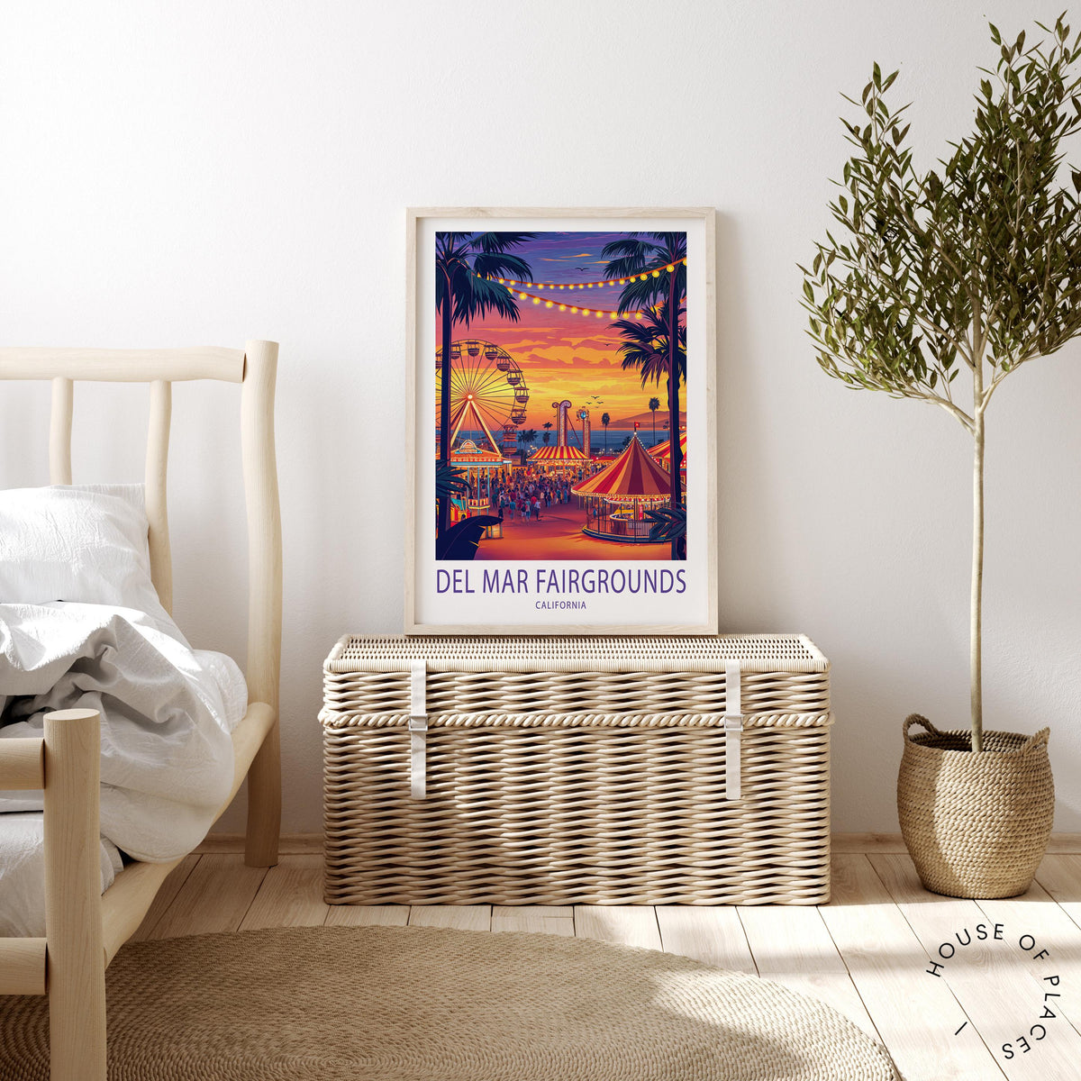 Del Mar Fairgrounds travel poster – view 3