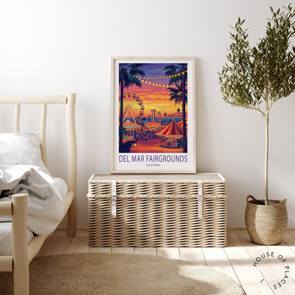 Del Mar Fairgrounds travel poster – view 3