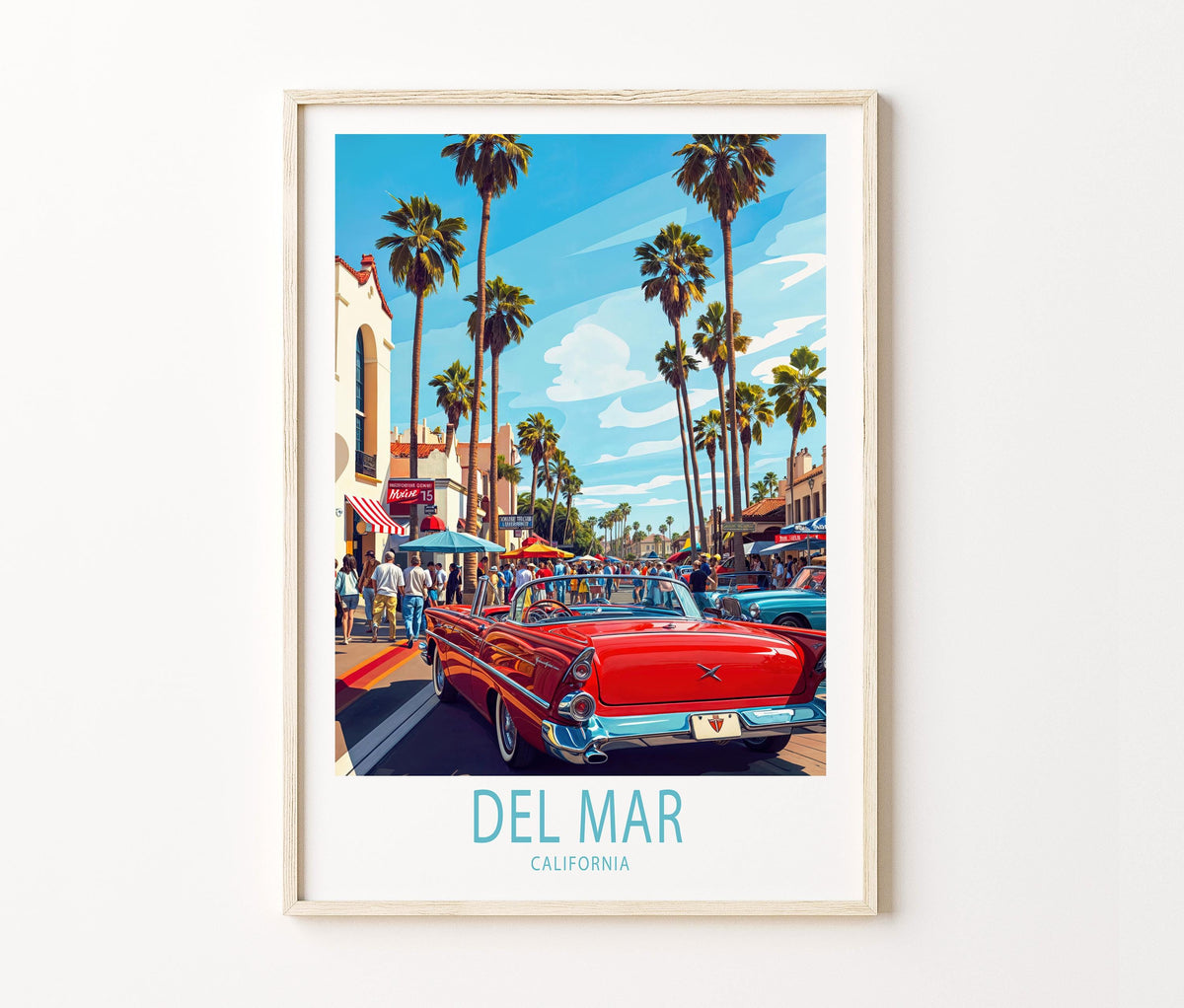Del Mar travel poster – view 2