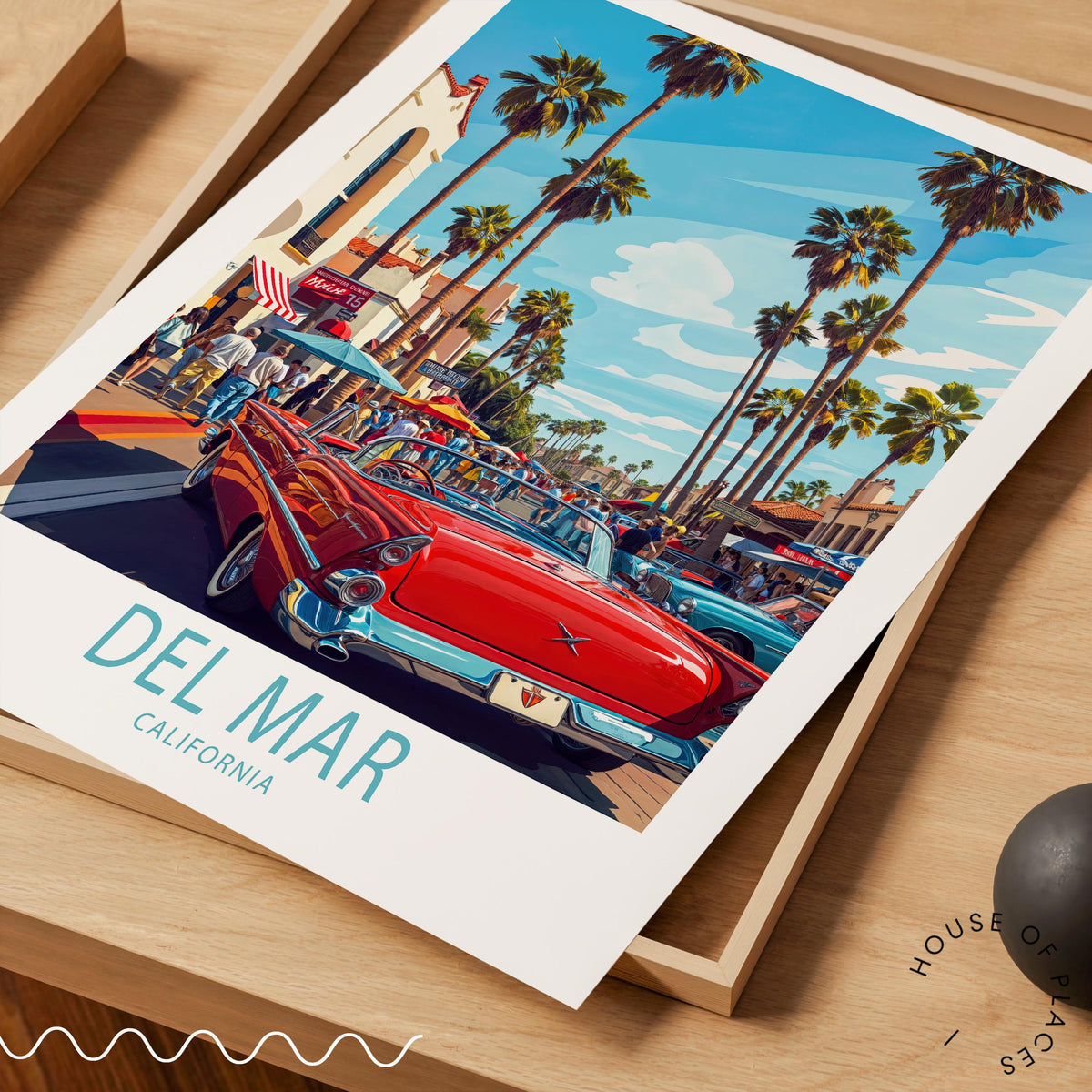 Del Mar travel poster – view 4