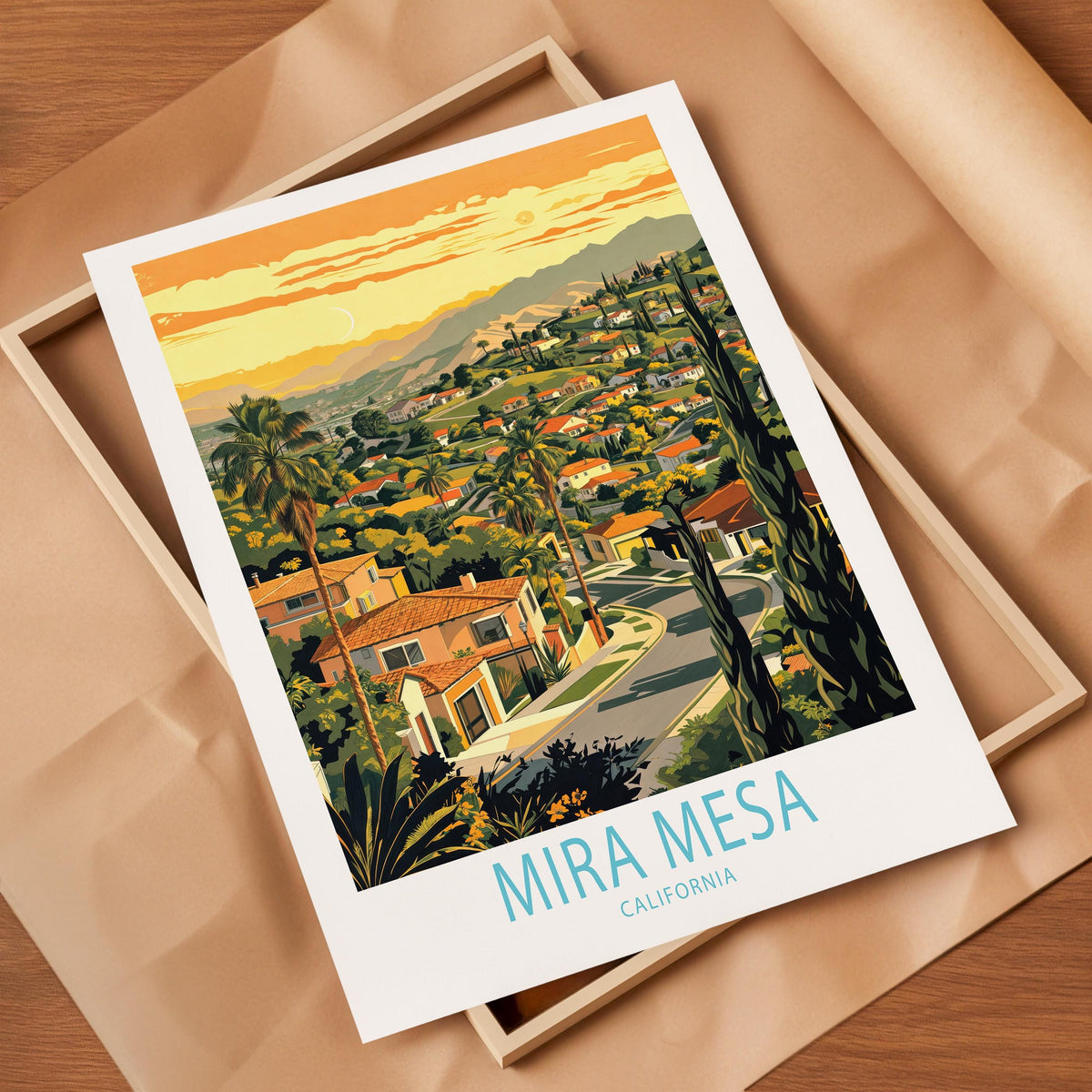 Mira Mesa travel poster – view 10