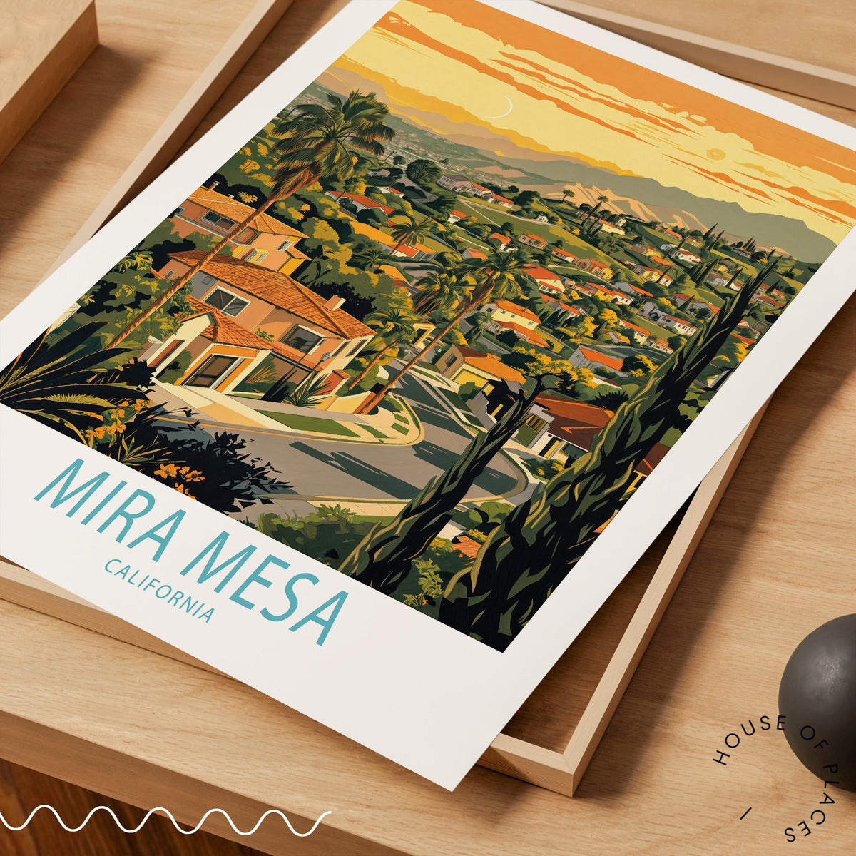 Mira Mesa travel poster – view 4