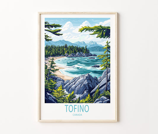 Tofino travel poster – view 2