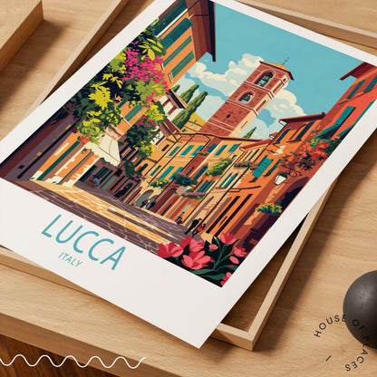 Lucca travel poster – view 7