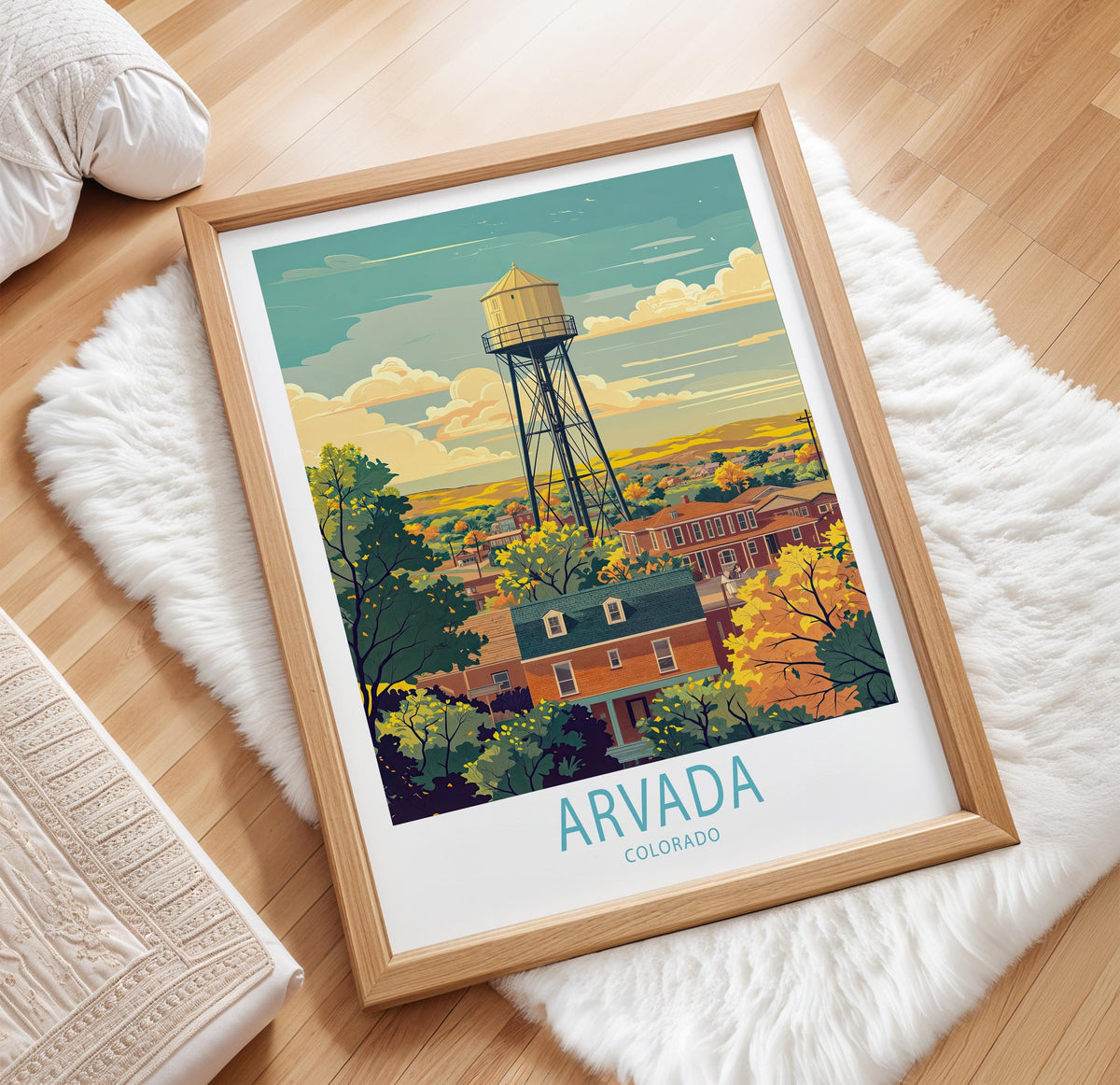 Arvada Travel Poster – Colorado Wall Art Print