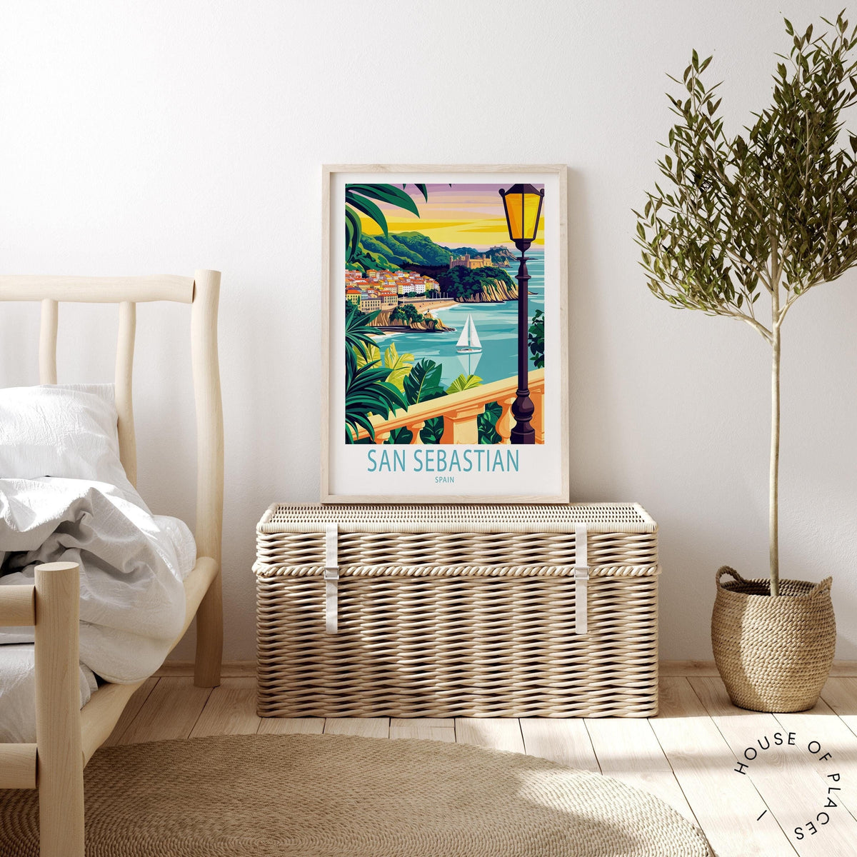 San Sebastian travel poster – view 3