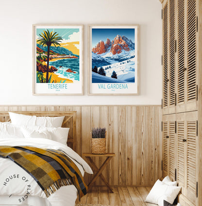Val Gardena Winter travel poster – view 6