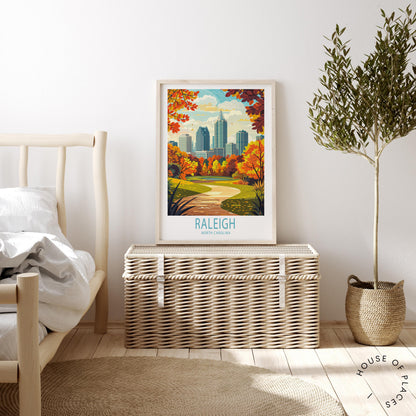 Raleigh travel poster – view 3