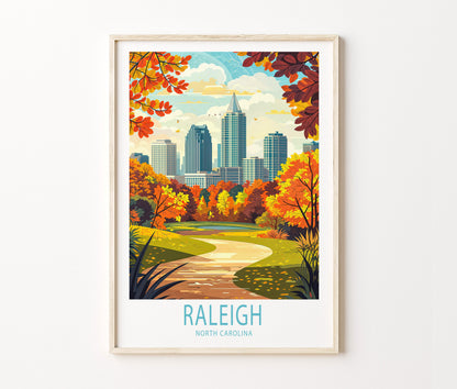 Raleigh travel poster – view 2