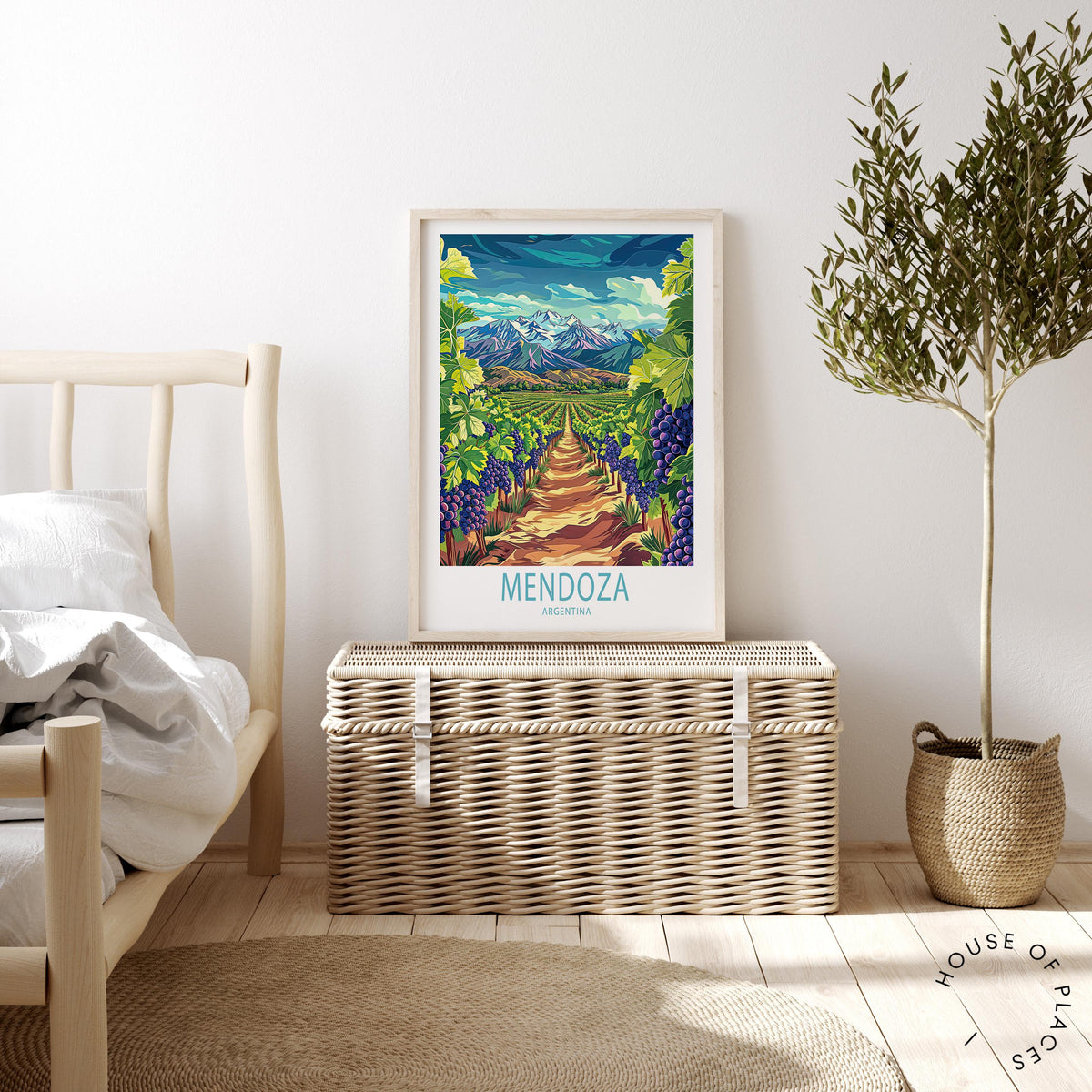 Mendoza Argentine travel poster – view 3