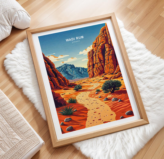 Wadi Rum travel poster – view 2