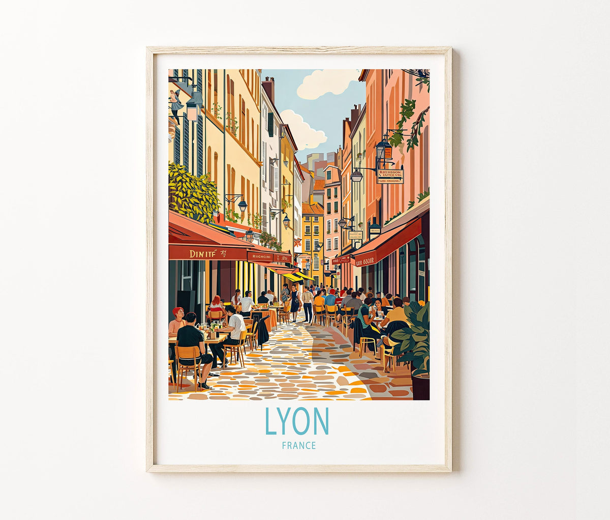 Lyon travel poster – view 2