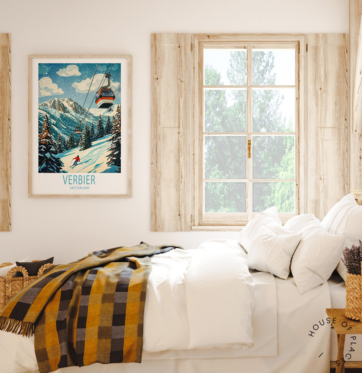 Verbier travel poster – view 7