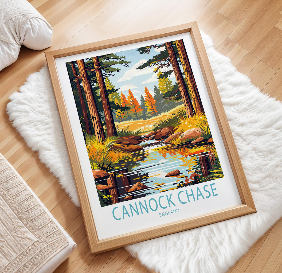 Cannock Chase travel poster – view 2