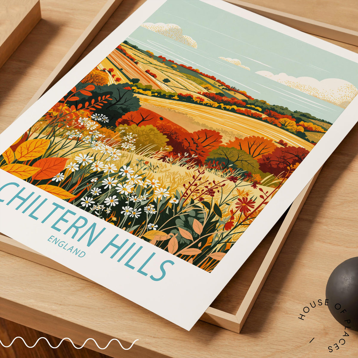 Chiltern Hills travel poster – view 10