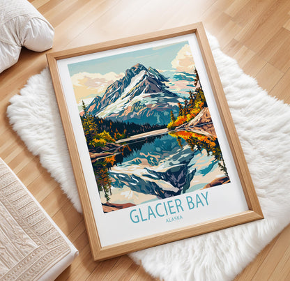 Glacier Bay National Park travel poster – view 2