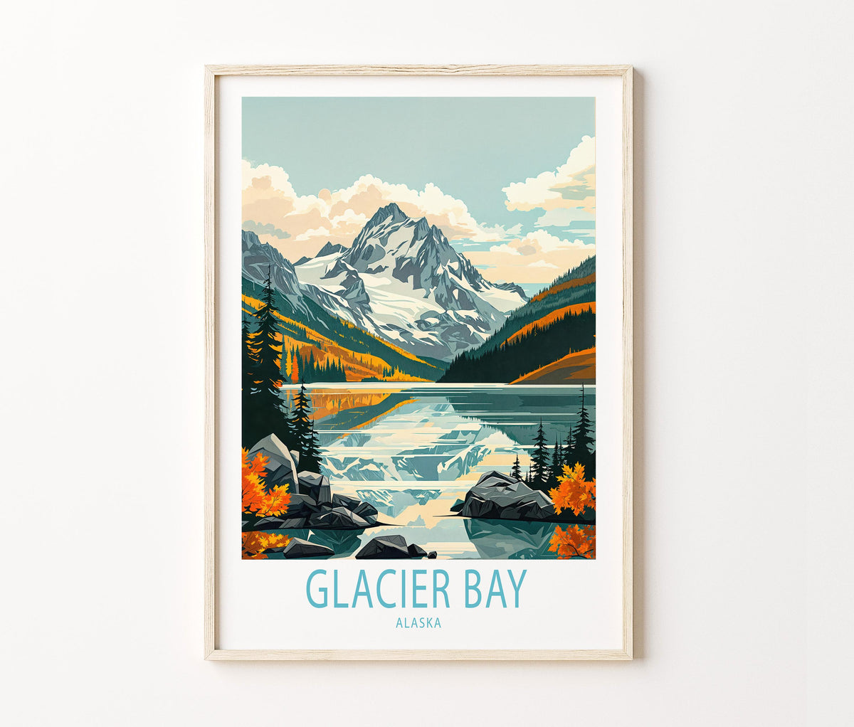 Glacier Bay travel poster – view 2