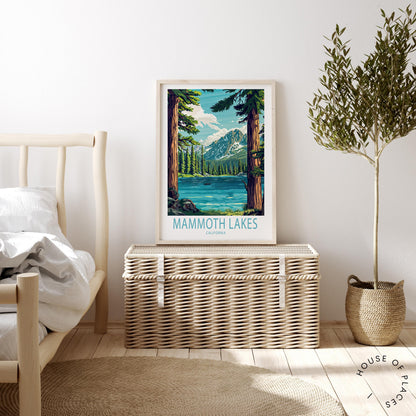 Mammoth Lakes travel poster – view 3
