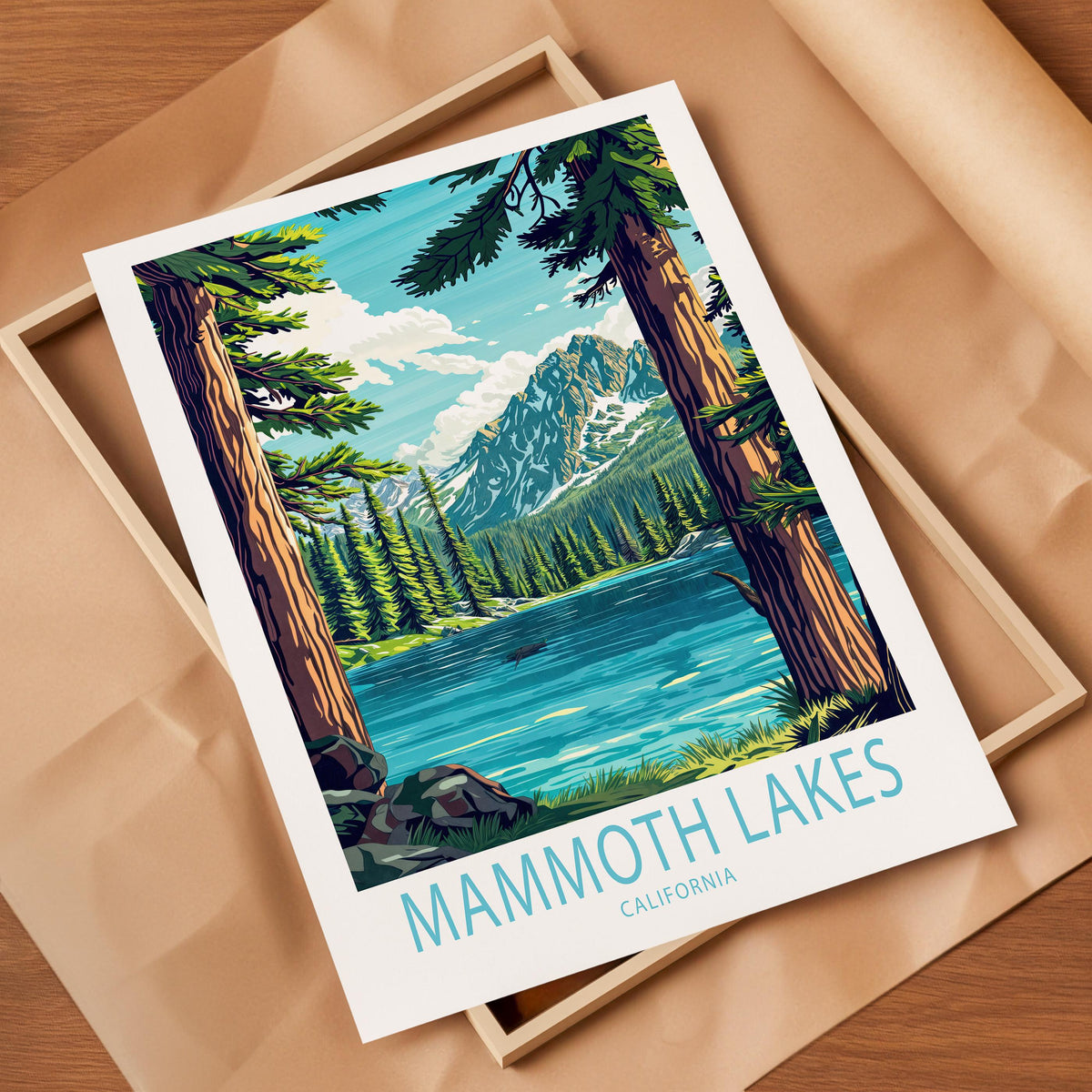 Mammoth Lakes travel poster – view 4