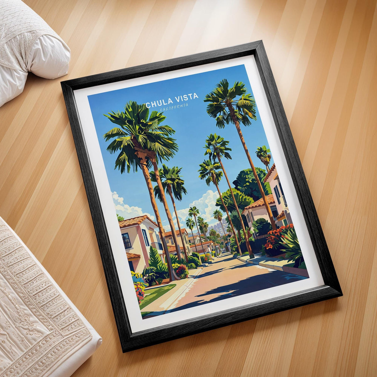Chula Vista Travel Poster – San Diego Wall Art Print