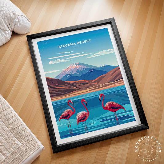 South America Atacama Desert travel poster – view 2