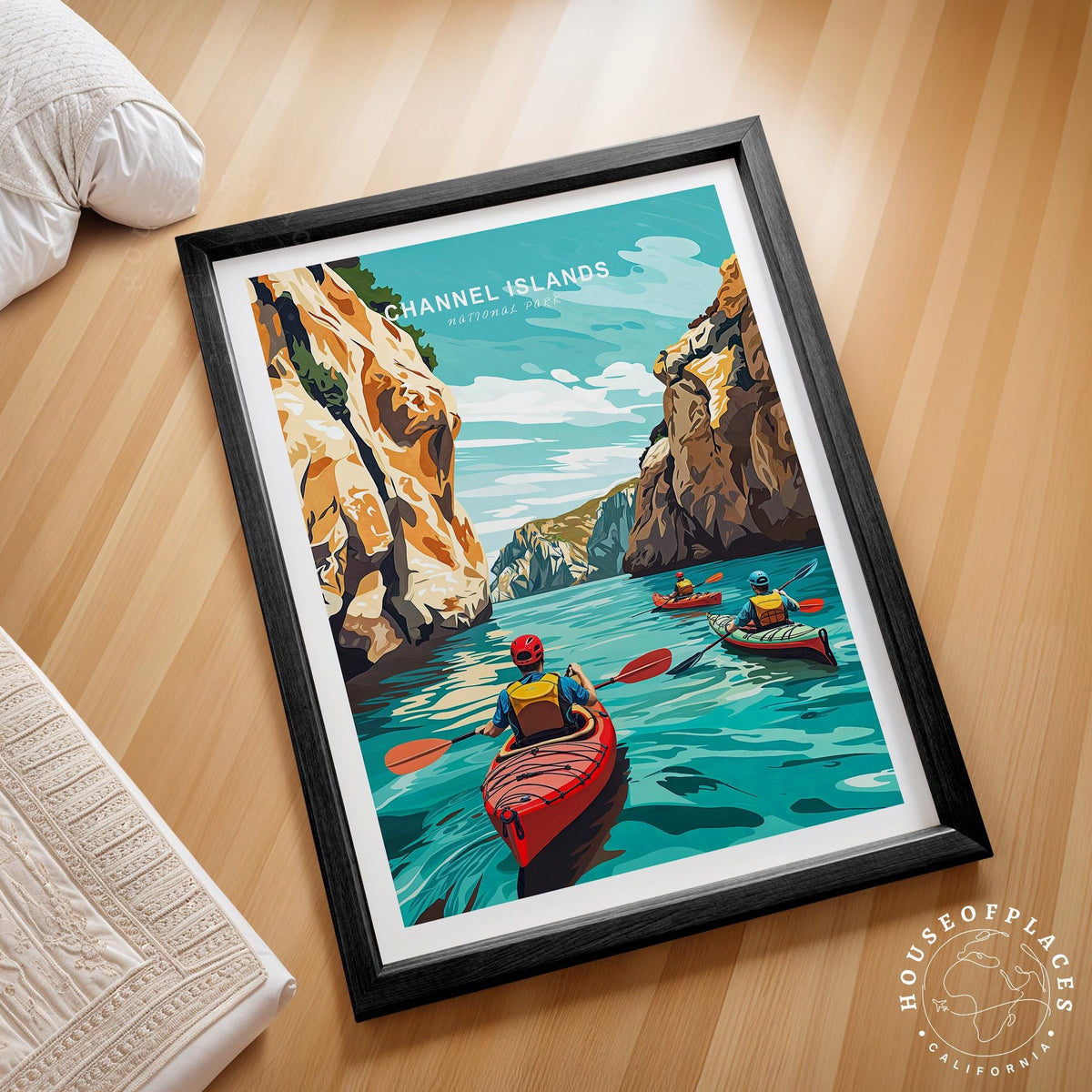 California Channel Islands travel poster – view 2