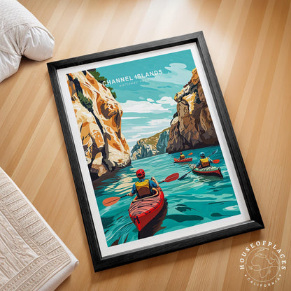 California Channel Islands travel poster – view 2