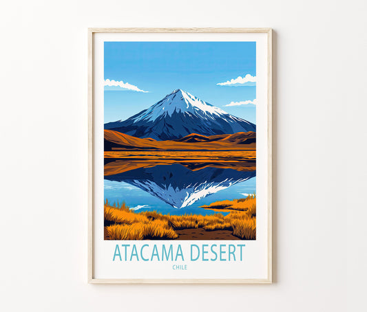 Atacama Desert travel poster – view 2