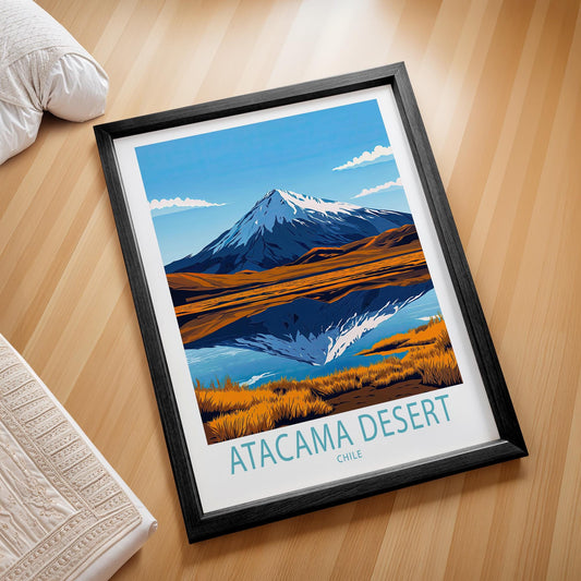 Atacama Desert Travel Poster – South Wall Art Print